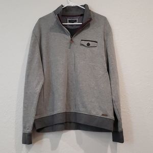 Ted Baker Grey Half Zip Sweater